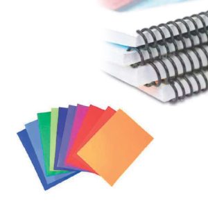 Láminas, folios, carpetas, tapas, espirales.