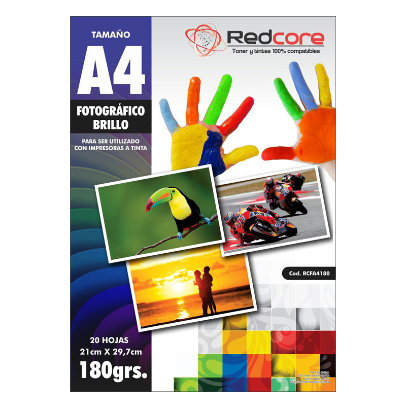 Papeles fotográficos, cartulinas y adhesivos